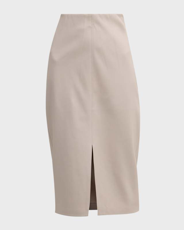 Esme Front-Slit Midi Pencil Skirt